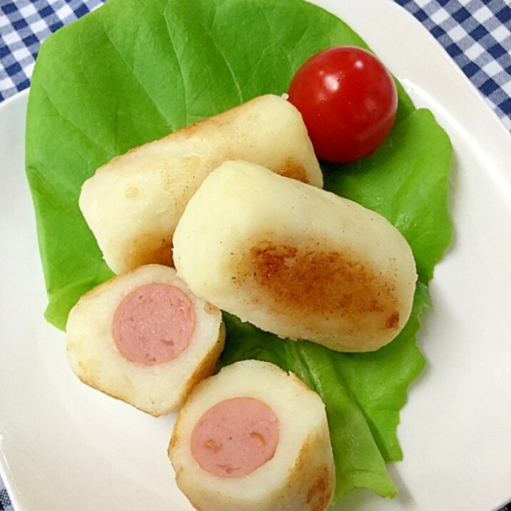 お弁当にぴったり！ウインナーのジャガイモ包み焼き